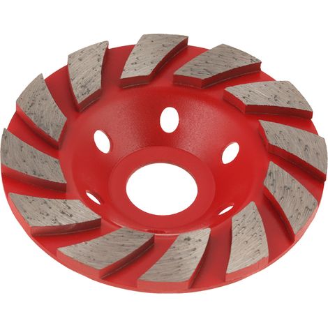 100-mm-Diamantscheibe zum Polieren von Stein, Beton und Keramik – Schleiftopfscheibe (1/5)