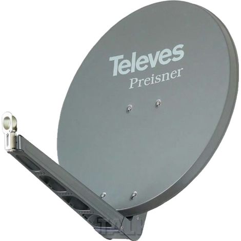 Antenne satellite Televes S85QSD-G 85 cm en aluminium