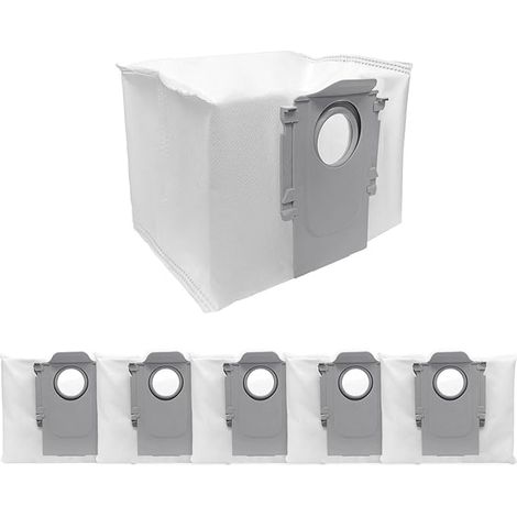 Paquete de 6 bolsas de repuesto para el polvo, compatibles con los robots aspiradores Roborock Q10 S5+, Q10 X5+, Q7 M5+, Q5 Max+, Q5+, S8 Pro Ultra, S8+, Q7 Max+ y Q8 Max+, con una gran capacidad de 3 (1/4)
