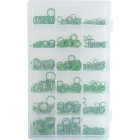 Assortiment de 270 joints toriques en viton – Résistants aux hydrocarbures – Pour applications techniques – 12902 – Equinoxe (1/4)