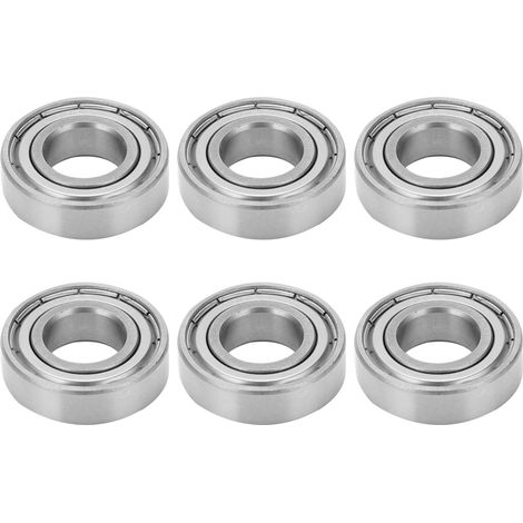 Packung mit 10 Miniatur-Edelstahlkugellagern 32 x 15 x 9 mm für Papiermaschinen und Skateboards S6002ZZ (1/5)