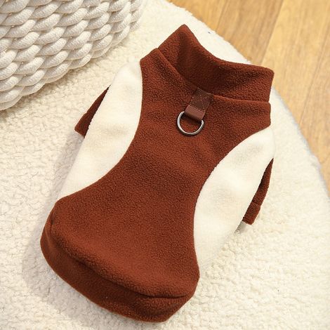 Sweatshirt Chien À Capuche - Coton Doux Avec Doublure Polaire - Imperméable Au Vent - Pour Chiens De Taille S à XXL - Poids 2 À 13,7 kg (1/3)