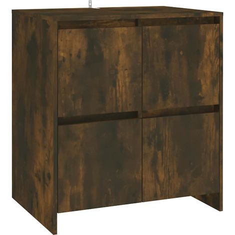 Maison Exclusive - Aparador madera contrachapada color roble ahum (1/5)