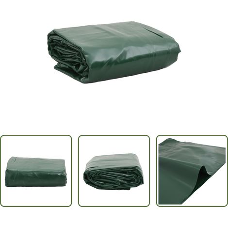 vidaXL Wetterbeständig - Abdeckplane Grün 3x6 m 650 g/m² (1/5)