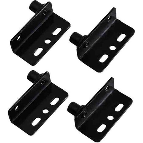 Heavy Duty Black Pivot Hinges Concealed Rod with Bushing for Wooden Doors, Drawers, Furniture, Cabinets, Wardrobes (1/5)