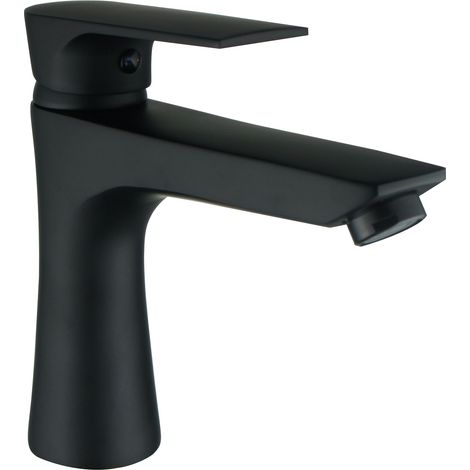 Mexen Axel Waschbeckenarmatur, schwarz - 73800-70 (1/2)