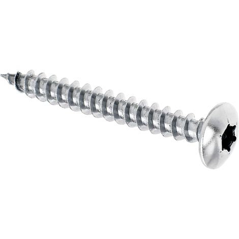 Vis à bois Maxi-Fix en boîte à suspendre acier inoxydable Ø 6 x 50 mm kit de 4 (1/3)
