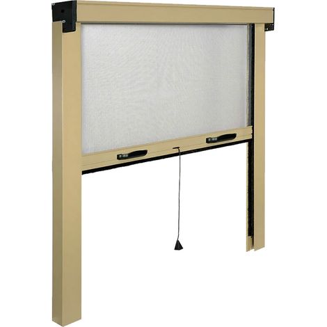 ZANZARIERA A RULLO VERTICALE PER FINESTRA cm 100 x 170 - avorio ral 1013 cm 100 x 170 - avorio ral 1013