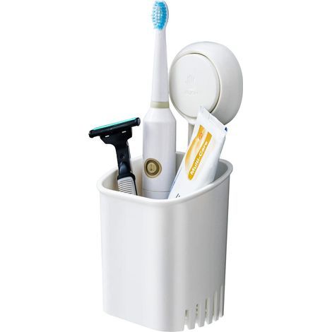 Porte-baguettes et brosses à dents ventouse Tailee, installation sans perçage pour cuisine et salle de bain (1/5)