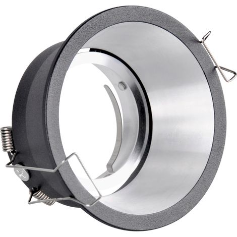 Polux KOLDING 315472 faretto incasso orientabile nero/argento (1/5)