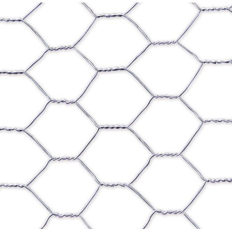 Dreifach gedrehtes Drahtgeflecht "Galvanex 19" - 0,50 x 5 m/19 x 0,7 mm NORTENE