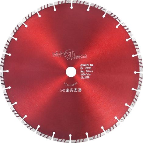 Disco da taglio diamantato con turbo acciaio 350 mm 020003726