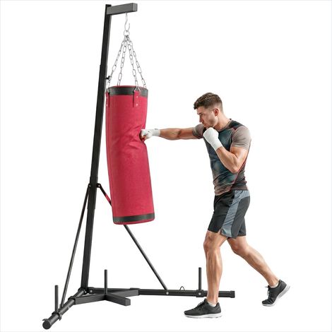 Sac de frappe autoportant avec support en acier réglable 175-231 (1/5)
