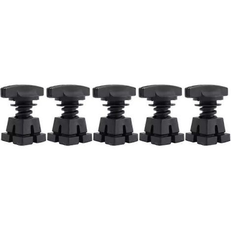 Lot de 5 vis à pression filetées pour joint de coffre de voiture BMW, compatibles avec les boîtes à outils BMW E46, E34, E39 et E38 (référence 71111179445). (1/5)