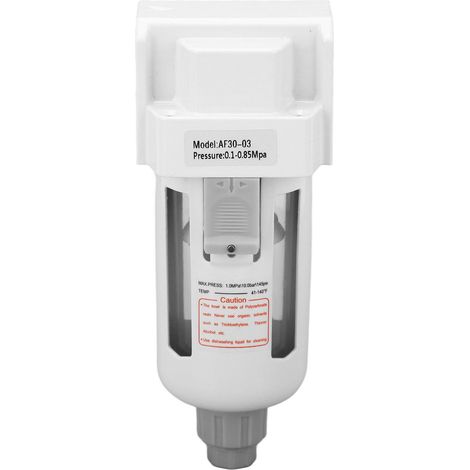 Filtre à air comprimé avec manomètre et purgeur, régulateur de pression 0.1‑0.85 MPa, raccord G3/8 pouce (1/5)