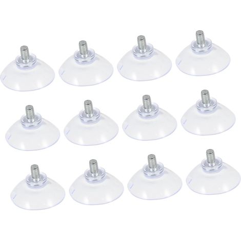 Ventouses transparentes avec vis robustes pour la décoration (1/5)