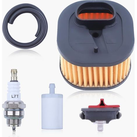 Kit de reconstruction pour filtre à air, filtre à carburant, tuyau et interrupteur pour tronçonneuse Husqvarna 372XP 372 XP, pièces de rechange (1/5)