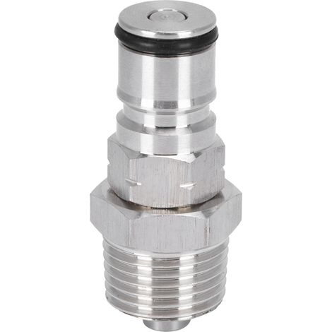 19/32-18 Kugelverriegelungsspitze mit 1/2-Zoll-NPT-Außengewinde für Corny-Fass, Tankstellenadapter (1/5)