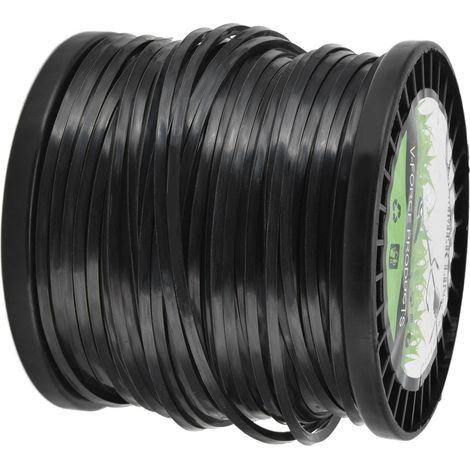 Rundschneidfaden 3,3 mm für Husqvarna Freischneider, 50 m schwarze Spule (1/5)