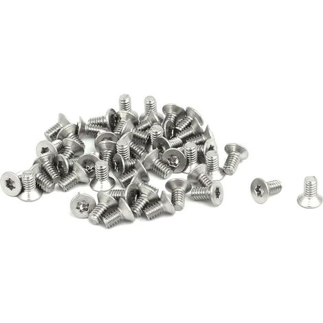 M2x4mm T6 304 vis tête Torx 50Pcs (1/3)
