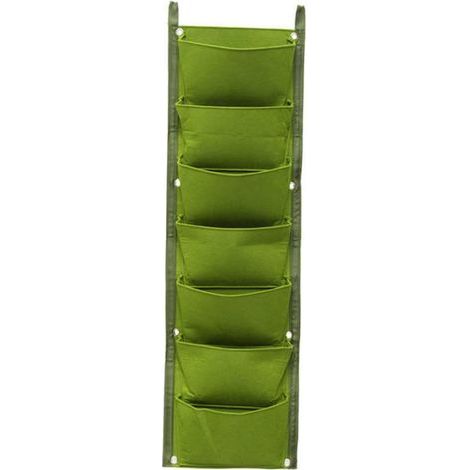 1 Pc planteur de Fraises de jardinière Murale Pomme de Terre Phyto Feutre Usine Poche Suspendue Mur de Nutrition végétale Fleurs Patate Fruit récipient de Plantes (1/5)