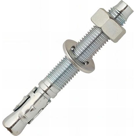 Scell-It – Pack de 50 goujons d'ancrage M10 x 100 mm – Acier zingué pour béton fissuré – Pose rapide et efficace – Certification ETE option 1 (1/4)