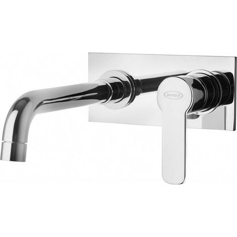 Miscelatore lavabo incasso Eolo senza scarico in ottone cromo di (1/2)