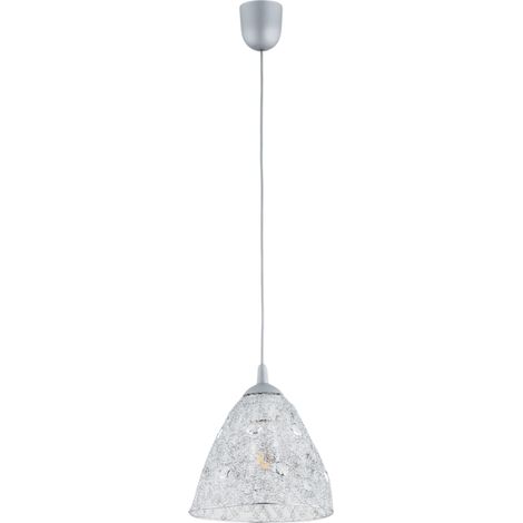 Suspension chrome filaire cristal E27 15W Soni Alfa (1/3)