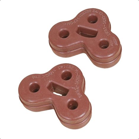 Support Silencieux C2C32948 C2C7550 0920521 pour XJ XF X250 X351, Collier Échappement Silentbloc Fixation (R - 2x) (1/5)