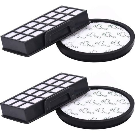 Due set di filtri HEPA per aspirapolvere ciclonici Rowenta Silence Force 4AAAA modelli RO7647EA, RO7663EA, RO7676EA e RO7681EA (modello RO76xx). (1/5)