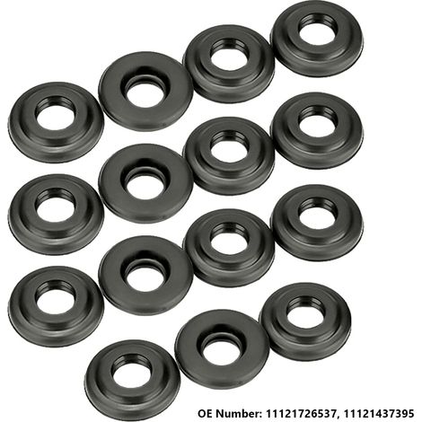 GARRYFIZH 11121726537, Joint de cache-culbuteurs noir étanche de remplacement pour BMW E46, E39, E60, E65, E66, E53 et E83 - Accessoires auto