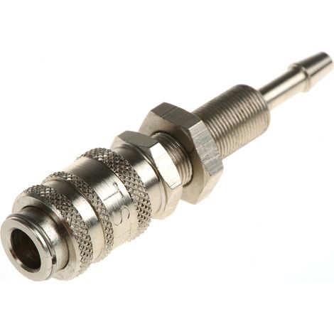 Raccord rapide pneumatique RS PRO, Tuyau cannelé vers Mâle M7 mâle métrique 3mm en Laiton ( Prix pour 1 ) (1/2)