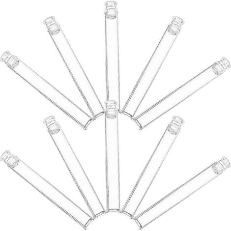 Porte-encens en acrylique pour bâtonnets d'encens, 10 tubes transparents (1/5)