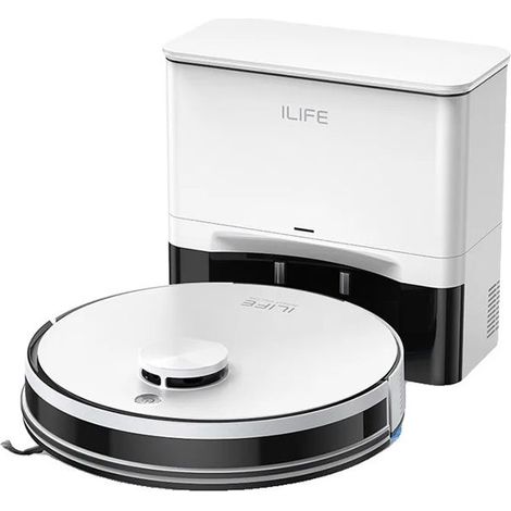 ILIFE A30PRO Aspirateur robot sans fil 5000Pa — 180 min, réservoir 200 ml, blanc (UE)