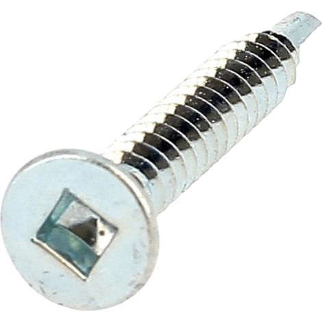 Auto-Perceuse TF Carrée 4.8X70 Acier Zingué Blanc DIN 7504O (1/2)