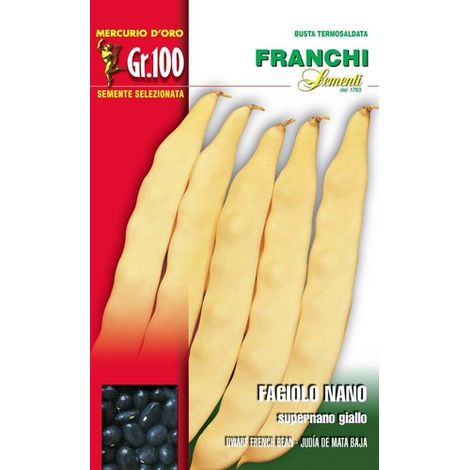 BUSTA SEMI DI FAGIOLO SUPERNANO GIALLO 100 GR (1/2)