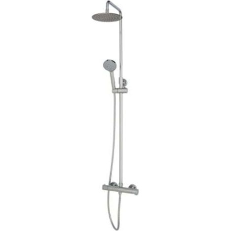 OMNIRES Y - Brauseset mit Thermostat, Durchmesser 20 cm, 5 Strahlarten, Chrom Y1244XOCR (1/2)