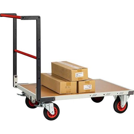 Carrello carico pesante - Piano legno medio 16 mm - Dimensioni 1115x750 mm - Carico 400 kg - 806723230