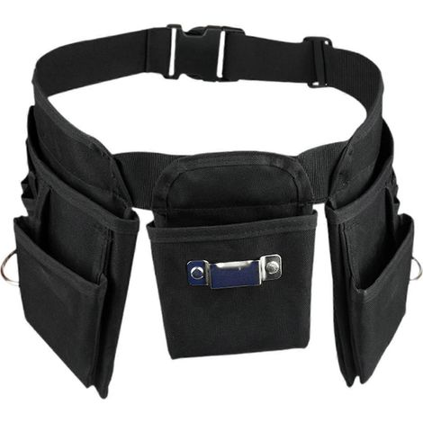 Sacoche à outils d'électricien, sac de rangement à la taille pour électriciens et plombiers (1/4)
