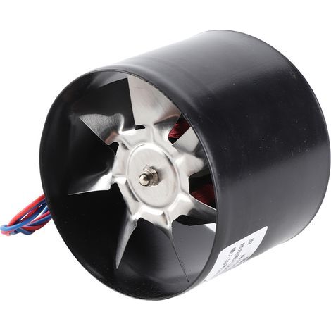 Ventilateur de conduit en métal, grande vitesse, silencieux, rond, pour cuisine, sous-sol (1/5)