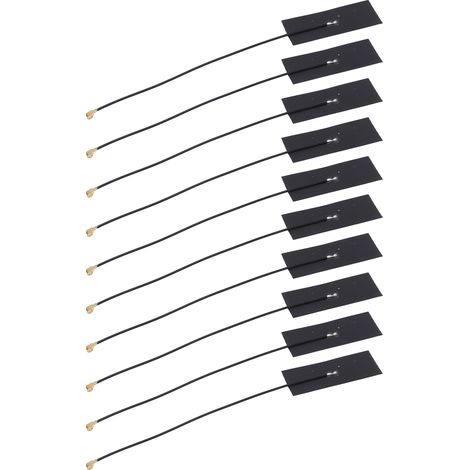 10 pièces Antenne Interne IPEX 433MHz 5DBI RG1.13 Ligne 5W FPC Souple pour Module Transmission Données Drone (1/5)