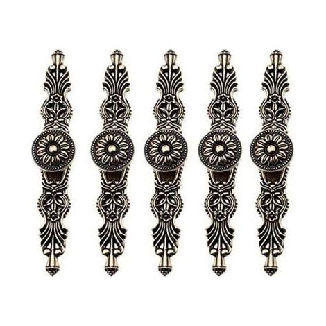 (Bronze)Poignées de porte Lot de 5 - Vintage - Bronze - 170x25x25 mm (1/4)