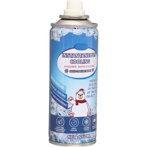 Spray rafraîchissant pour voiture, soulagement rapide des blessures sportives, usage multiple, 260 ml, pour automobiles et maison (1/5)