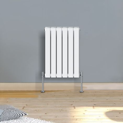 Warmehaus 600x410mm Horizontal Radiator Flat Panel Double White (1/5)