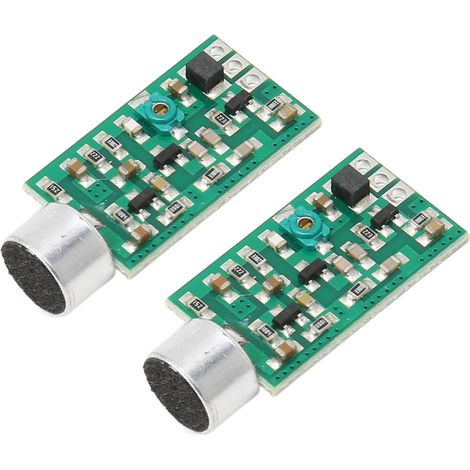 2 pièces Émetteur FM V4.0 Professionnel - Module Micro Sans Fil pour Radio FM, Alimentation 0.7‑9V (1/5)