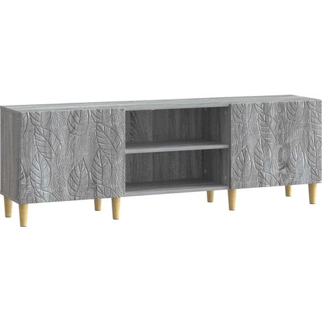 TV-Schränk 150 x 31 x 50 cm Grau Sonoma Holzwerkstoff vidaXL