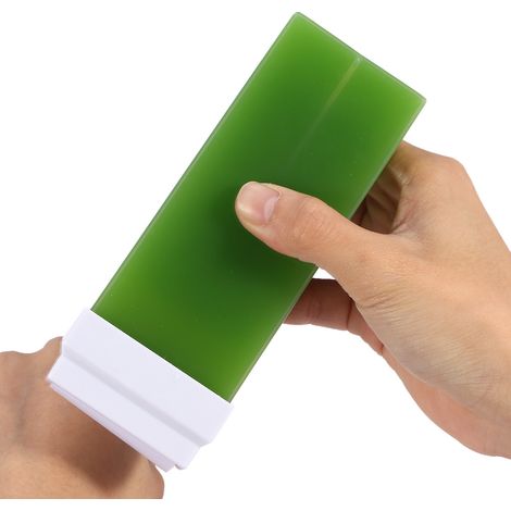 Cire dépilatoire professionnelle 100 g pour l'épilation des bras, des jambes, des aisselles et du corps (Pomme verte) (1/2)
