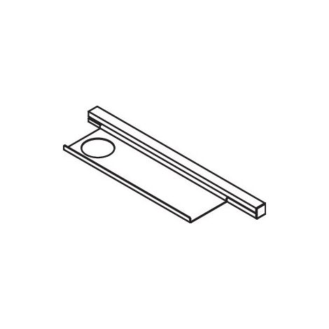 HEWI 950.13.0004 profil de lavabo avec tablette (1/2)