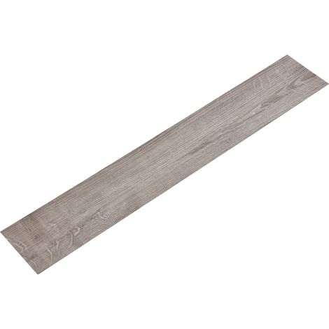 Suelo vinílico PVC adhesivo 7 piezas 0975 m² cortado roble de montaña 030007245