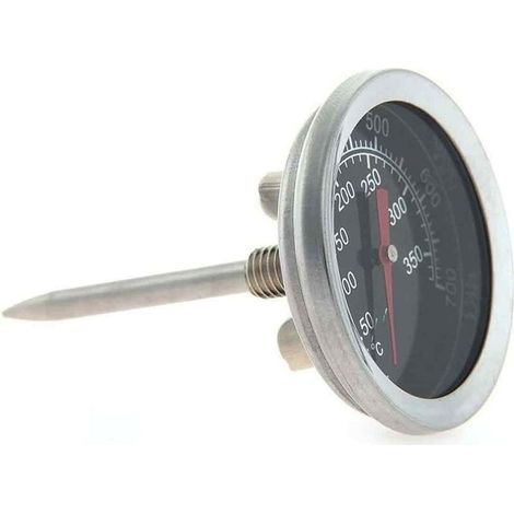 Thermomètre de Four en Acier Inoxydable Thermomètre pour Barbecue Grill fumoir Thermomètre 50 à 350 °C, 100 à 700 ℉ (Type A 350°C) (1/5)